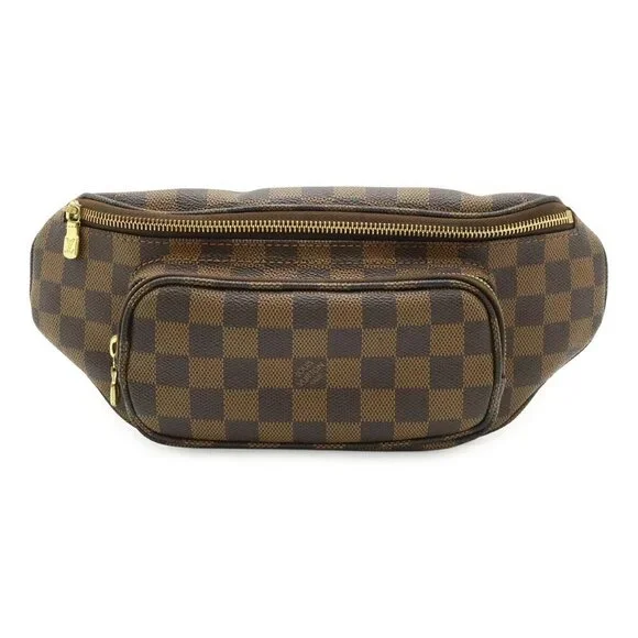 LOUIS VUITTON Authentic Brown Damier Fanny Pack - Picture 2 of 9